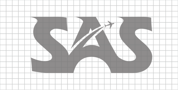 SAS남부공항서비스 심볼마크 그리드 이미지